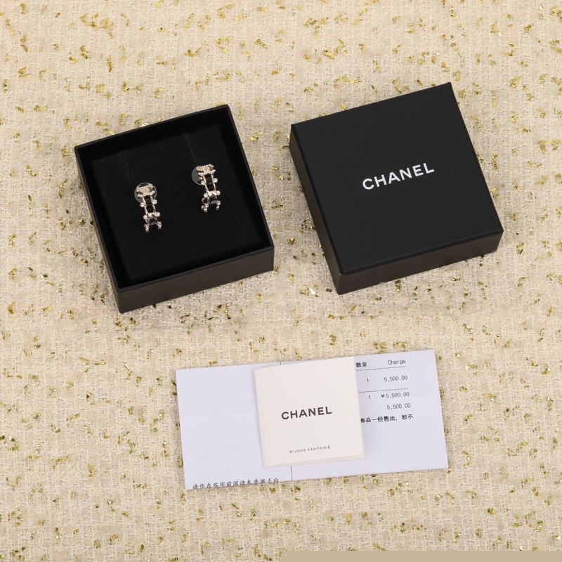 Ch*el earrings